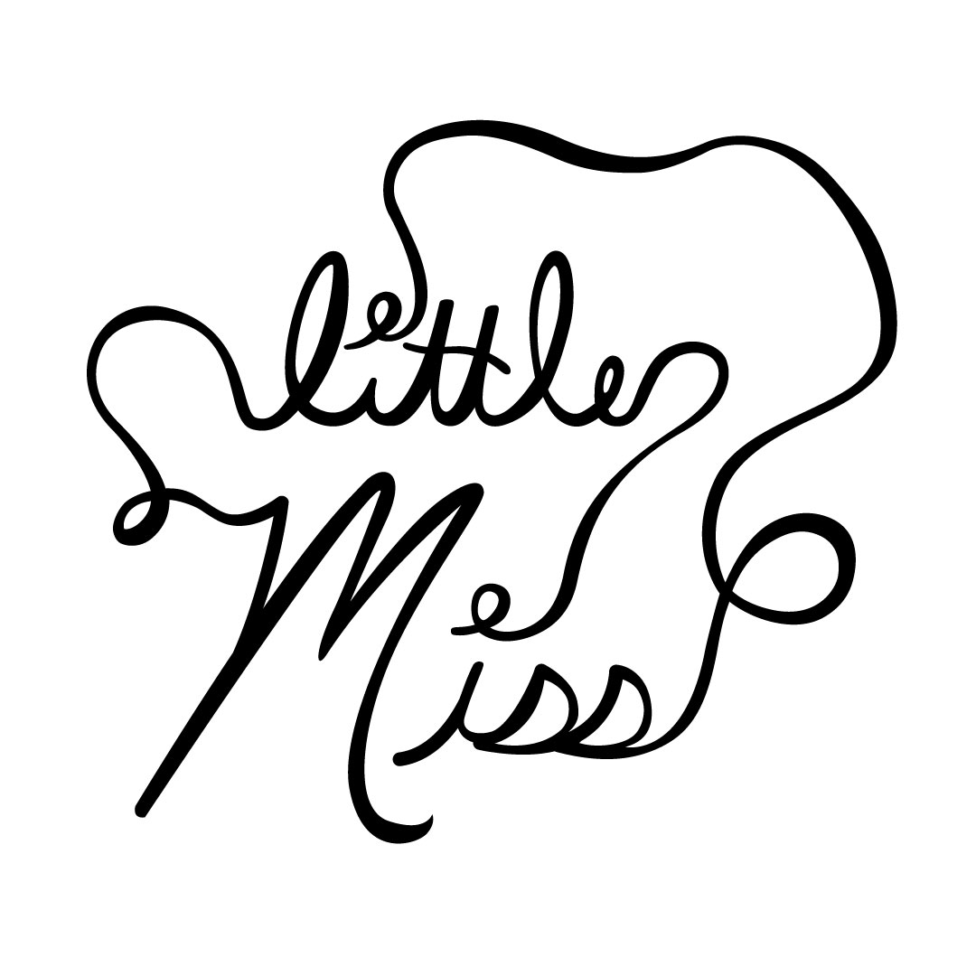 Little Miss calligraphy typography doodle illustration