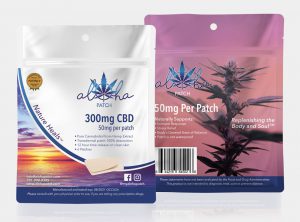 CBD Product Package Design - pouch front and back -