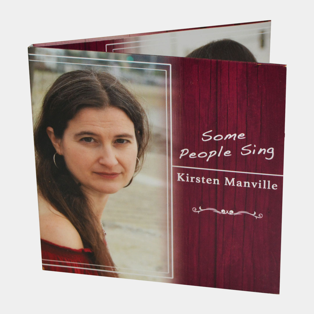 Kirsten Manville cd packaging design - cover