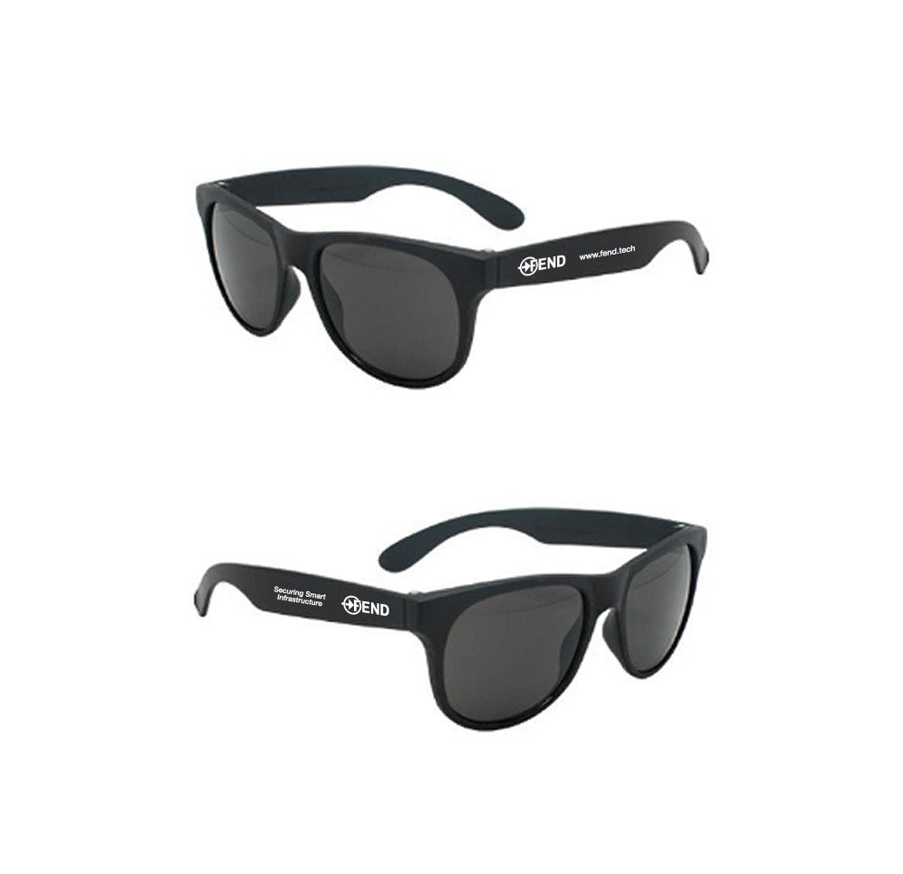 promotional product, black sunglasses design mockup